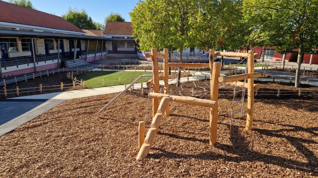 Cours oasis en bois de robinier